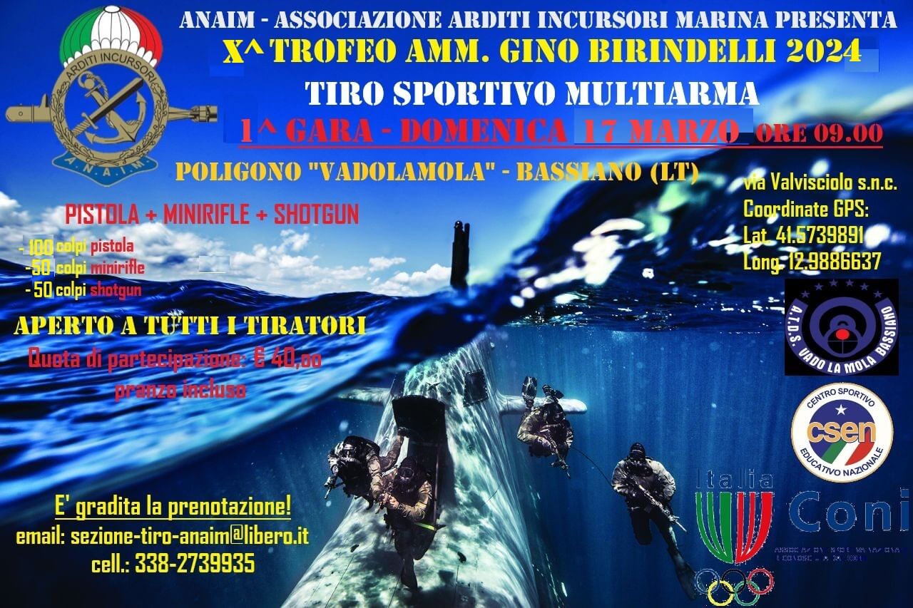Locandina 1^ gara Birindelli 17.03.2024 Trofeo Birindelli 2024